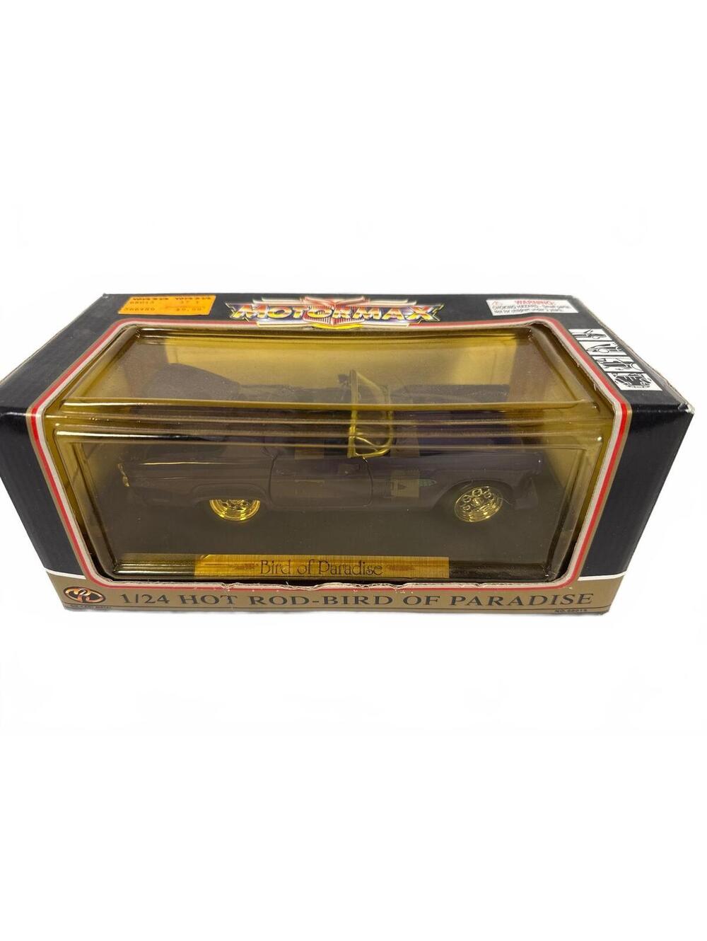 Motormax 1/24 Hot Rod-Bird of Paradise Collectors Edition Die-Cast Purple Car